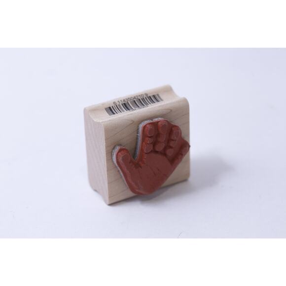 Hand, High Five, Message Stamp, Rubber Stamp, Card Making, Scrapbooking, - Picture 4 of 4